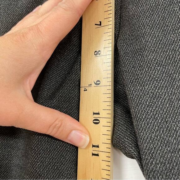 BCBGMaxAzria Grey Houndstooth Womens Slim Fit Chino Trouser Dress Pants S Work - Picture 8 of 14